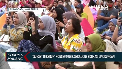 Menikmati Sunset di Kebun, Konser Musik Sekaligus Edukasi Lingkungan