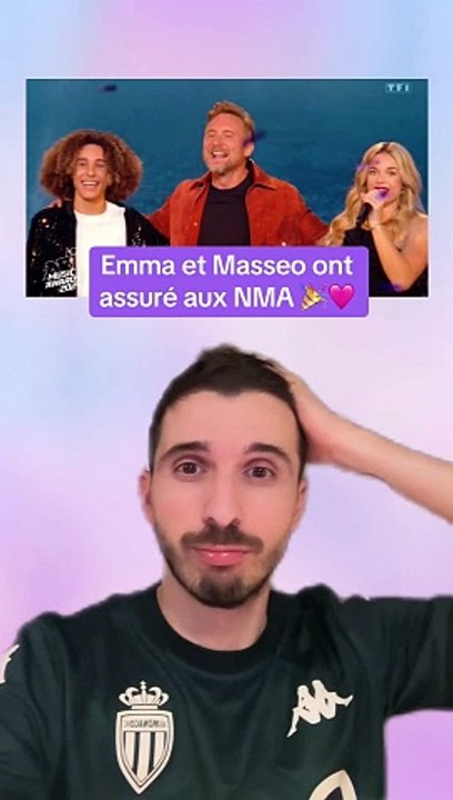 Emma et Masseo font le show aux NMA