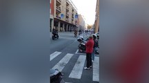 Impennate e sorpassi: un corteo (illegale) di moto e scooter per le strade di Bolzano