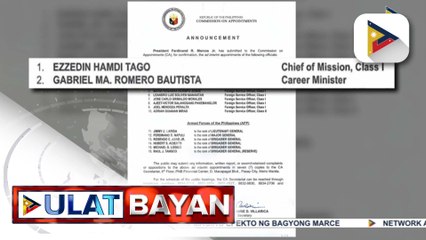 PBBM, isinumite ang ad interim appointments ng ilang opisyal ng DFA at AFP para sa kumpirmasyon ng Commission on Appointments