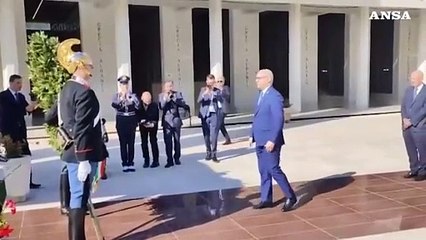 4 novembre, Bari: il presidente della Camera Fontana alla cerimonia