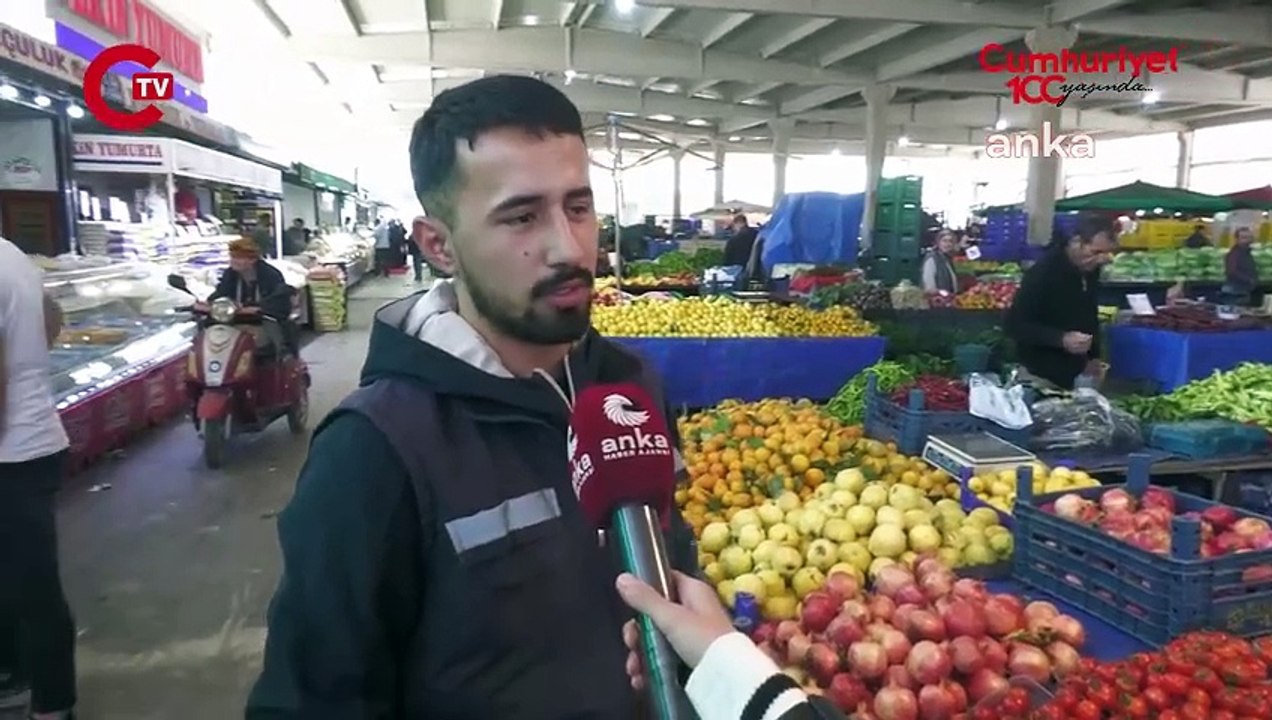 Vatandaş açıklanan enflasyona inanmıyor… Pazarda esnaf satamıyor, vatandaş alamıyor