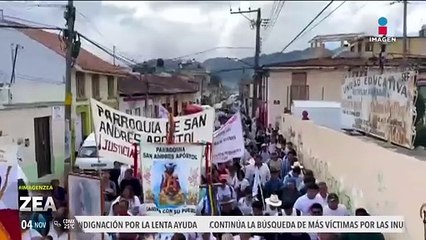 Marhan por la paz en Chiapas y exigen la expulsión de grupos criminales