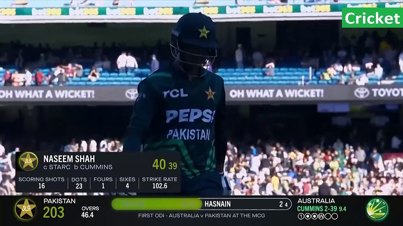 Pakistan vs Australia 1st ODI Highlights 2024 video Dailymotion