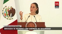 Brugada se reunirá con gabinete de seguridad de Sheinbaum en Palacio Nacional