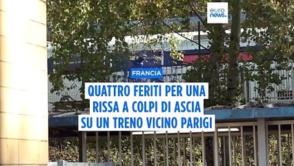 Francia: quattro feriti in un violento attacco con l'ascia su un treno vicino a Parigi