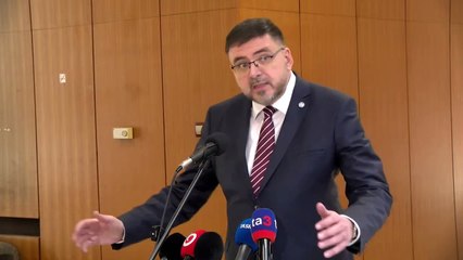 Brífing predsedu ZMOS J. Božika po rokovaní tripartity