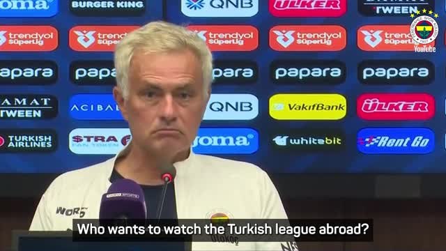 'The Super Lig smells bad!' - Mourinho rants at referee after Fenerbahce win
