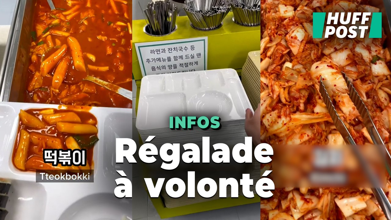 Sur TikTok, les repas des cantines coréennes émerveillent tout le monde