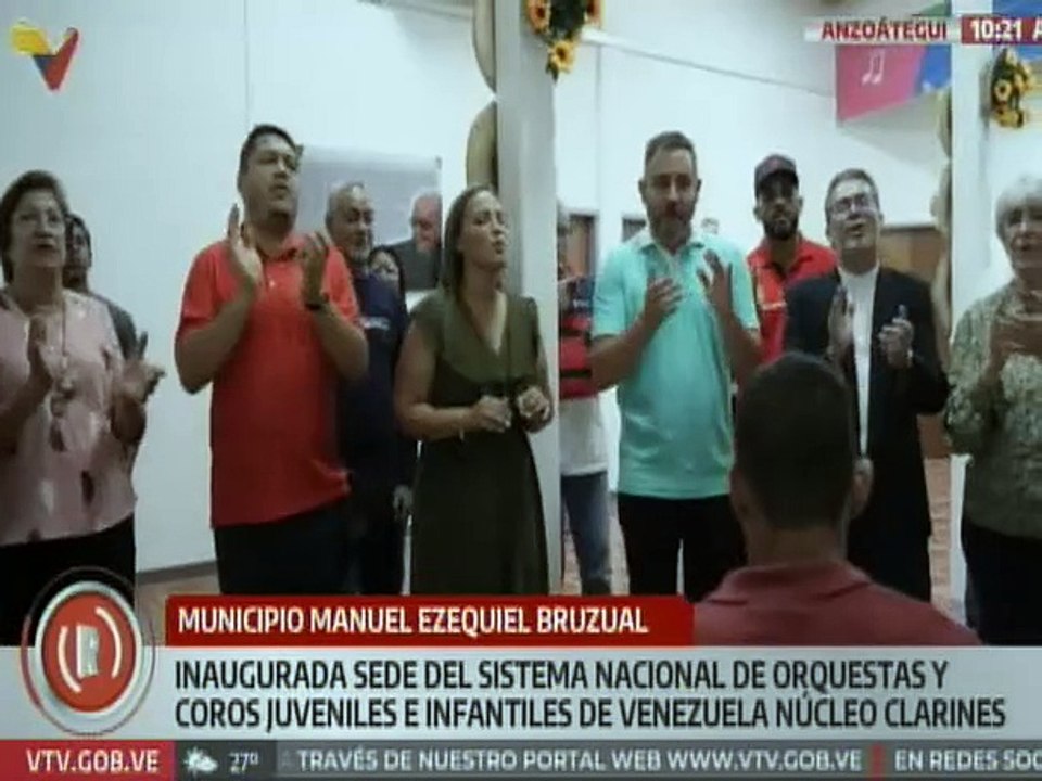 Anzoátegui | Inaugurado Núcleo del Sistema Nacional de Orquestas y Coros Juveniles e Infantiles
