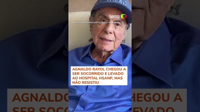 Morre Agnaldo Rayol, aos 86 anos, em São Paulo #shorts