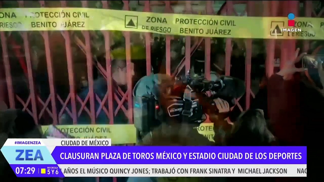 Clausuran la Plaza de Toros México y el Estadio de Ciudad de los Deportes