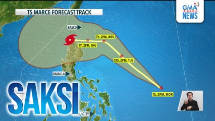 Bagyong Marce, posibleng lumakas sa mga susunod na araw | Saksi