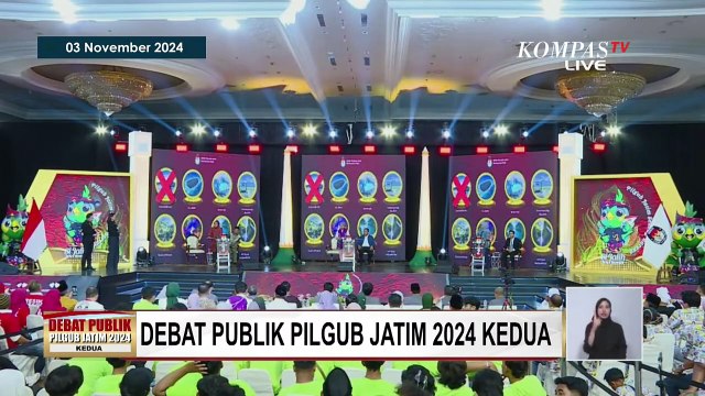 [FULL] Tanya Jawab Luluk, Khofifah dan Risma saat Debat Kedua Pilgub Jatim 2024