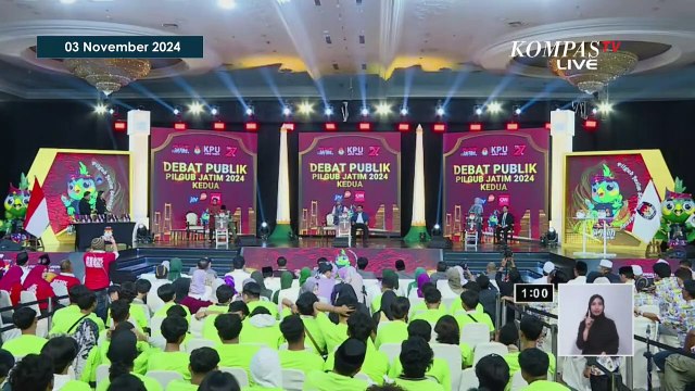 Luluk, Khofifah, Risma Bicara Atasi Ordal saat Debat Kedua Pilgub Jatim 2024