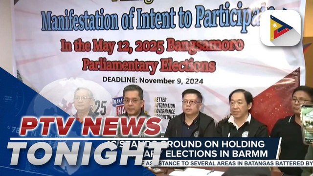 Comelec stands ground on holding of parliamentary elections in BARMM