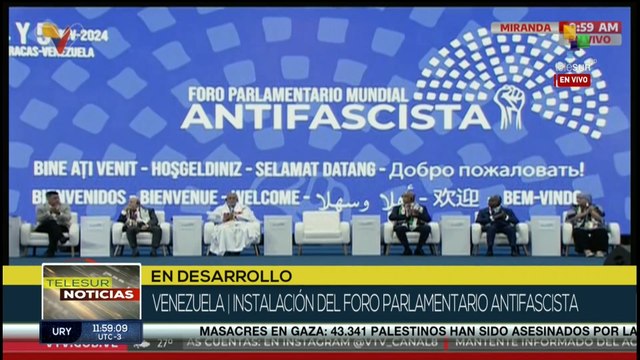 Primer Foro Parlamentario Mundial Antifascista en Venezuela