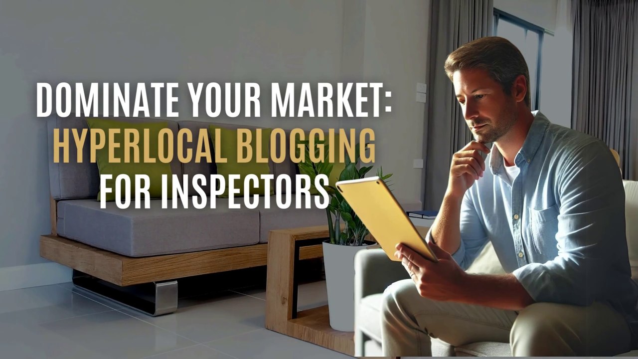 Dominate Your Market Hyperlocal Blogging for Inspectors