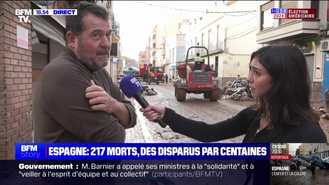 Inondations en Espagne: Les autorités ont été débordées , estime un habitant de Sedaví (province de Valence)