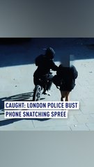 Caught: London Police bust phone snatching spree