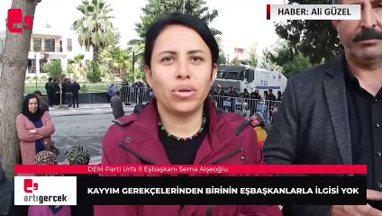 Halfeti'ye kayyım atama gerekçelerinden birinin eşbaşkanlarla ilgisi yok: 'Silah ruhsatı kaybeden bir kişinin davası'