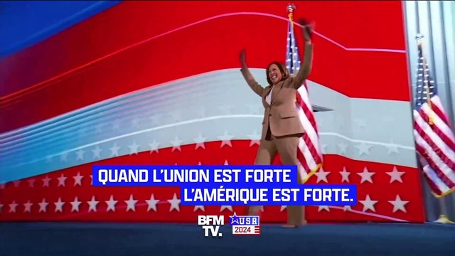 BFM TV choisi Kamala Harris dans sa bande annonce pour les élections américaines, car elle représente l'espoir face à Donald Trump plus incontrôlable que jamais