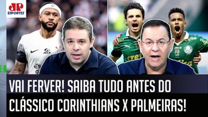 BASTIDORES! "Gente, pelo que ESTÃO FALANDO, o Corinthians contra o Palmeiras hoje vai..."