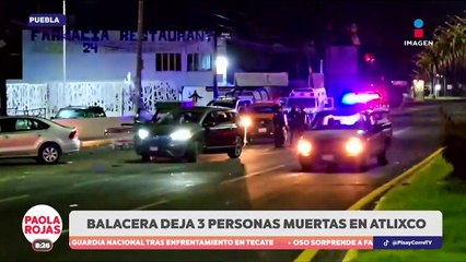 Tres personas perdieron la vida durante un enfrentamiento en Puebla