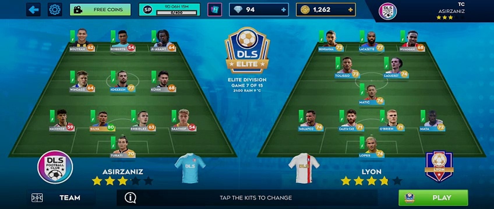 ASIRZANIZ VS LYON