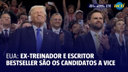 Ex-técnico de futebol americano e escritor ‘best-seller’ são os candidatos a vice