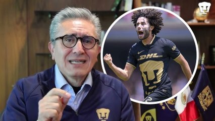 ¿Pumas tiene blindado a Chino Huerta? Presidente del club esclarece su 'salida a Europa'