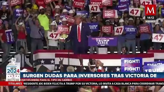 Triunfo de Donald Trump en las elecciones de Estados Unidos genera dudas a los inversores