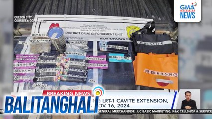 P2.6M na halaga ng liquid marijuana na nakalagay sa vape, kush at ecstasy tablets, nasabat sa police operation | Balitanghali
