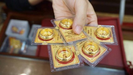 Vàng nhẫn 9999 "trượt đỉnh", giảm mạnh 5 triệu đồng/lượng trong 1 tuần