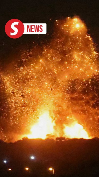 Huge fireball over Beirut as Israel steps up strikes on Lebanon