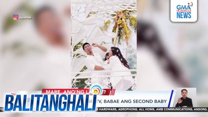 Viy Cortez at Cong TV, babae ang second baby | Balitanghali