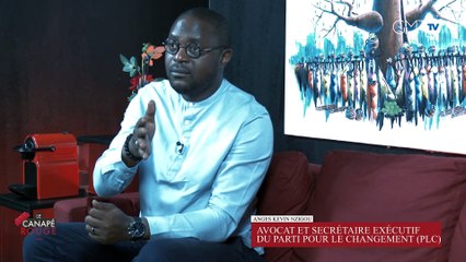 [#LeCanapéRouge] Me Anges Kevin Nzigou, Avocat et Secrétaire exécutif du Parti Pour le changement (PLC)