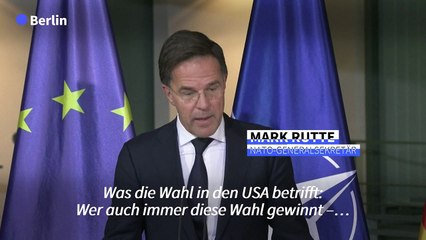 Rutte: Nato bleibt "geeint" - unabhängig vom US-Wahlausgang