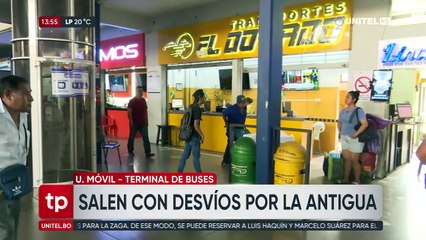 Santa Cruz: Buses salen a diferentes departamentos por rutas alternas y con precaución