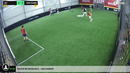 Faute de Nicolas C - 100 Cardio