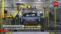 Crece 7% la venta de autos en México durante octubre: INEGI