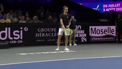 Le replay de Gasquet - Monteiro (set 3) - Tennis - Open de Moselle