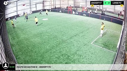 Faute de Mathis G - Snoopy Fc