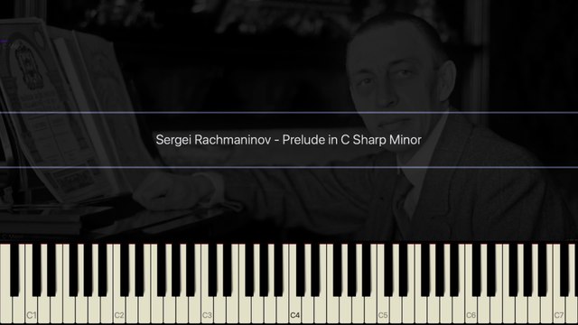Sergei Rachmaninov - Prelude in C Sharp Minor (Piano Tutorial Synthesia)