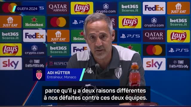 Monaco : Hütter : Très énervés après la défaite contre Angers