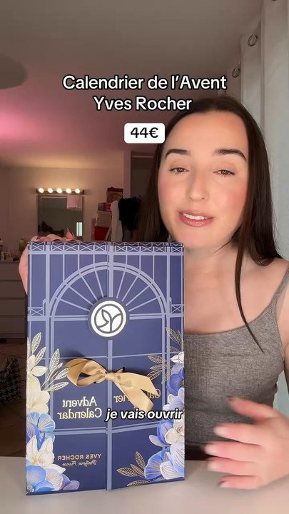 Publicité - j’ouvre le calendrier de l’Avent Yves rocher