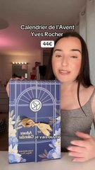 Publicité - j’ouvre le calendrier de l’Avent Yves rocher