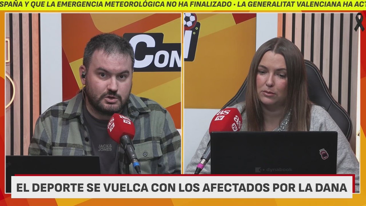 Sergio Ballesteros se rompe en directo hablando de la Dana