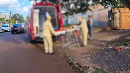 Siate atende criança ferida na Rua Pavão