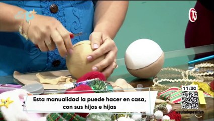 Entrevista - Manualidad navideña para hacer con nuestros niños